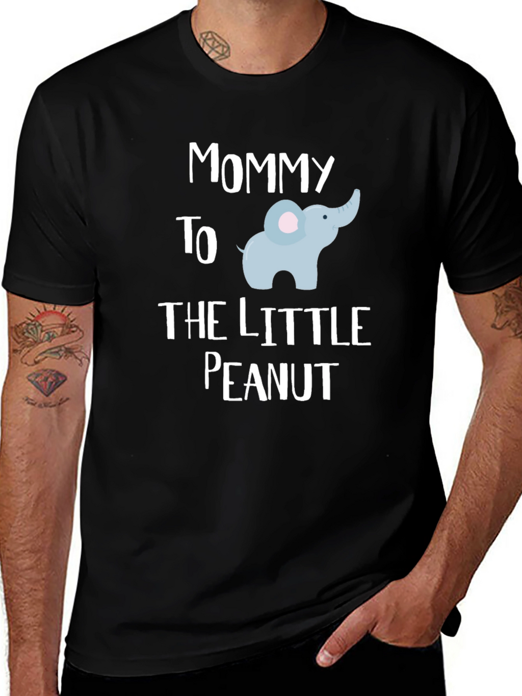 Mommy To Be Elephant Tee