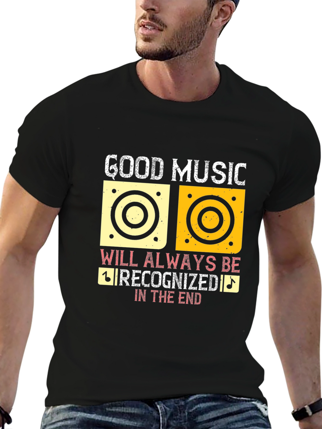 Good Music Speaker Graphic Tee