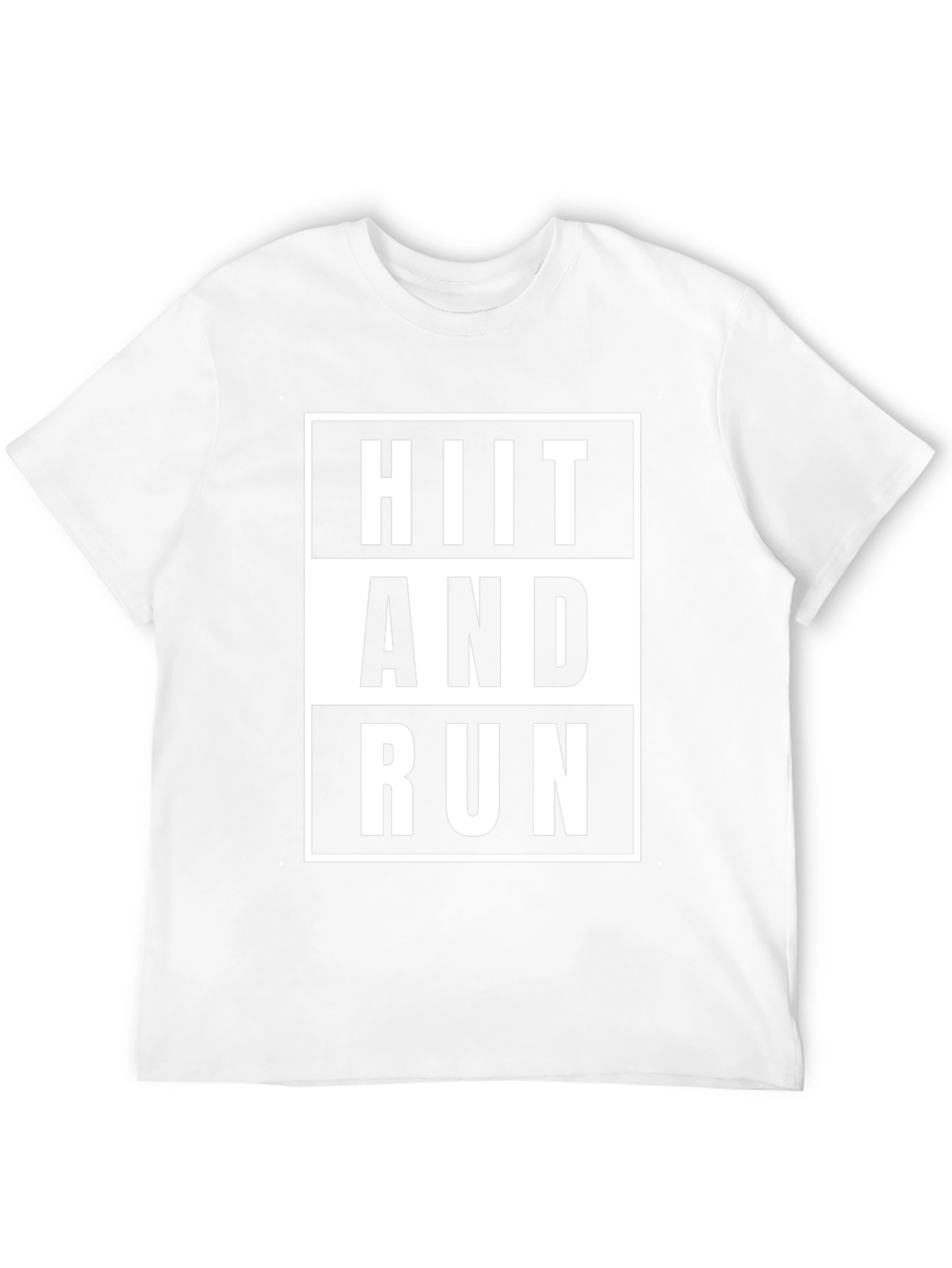 HIIT And Run Graphic T-Shirt - Black Cotton Tee