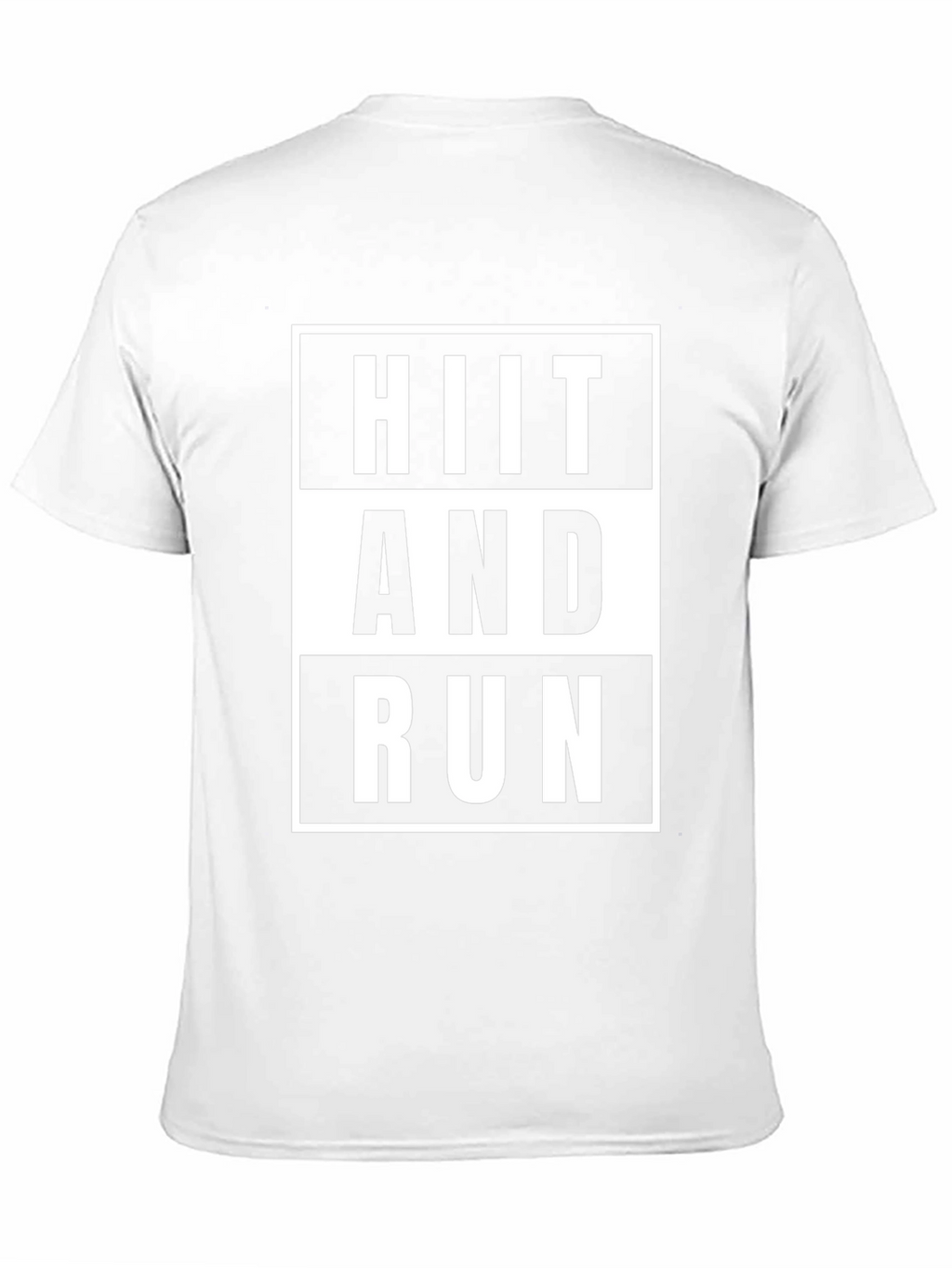 HIIT And Run Graphic T-Shirt - Black Cotton Tee