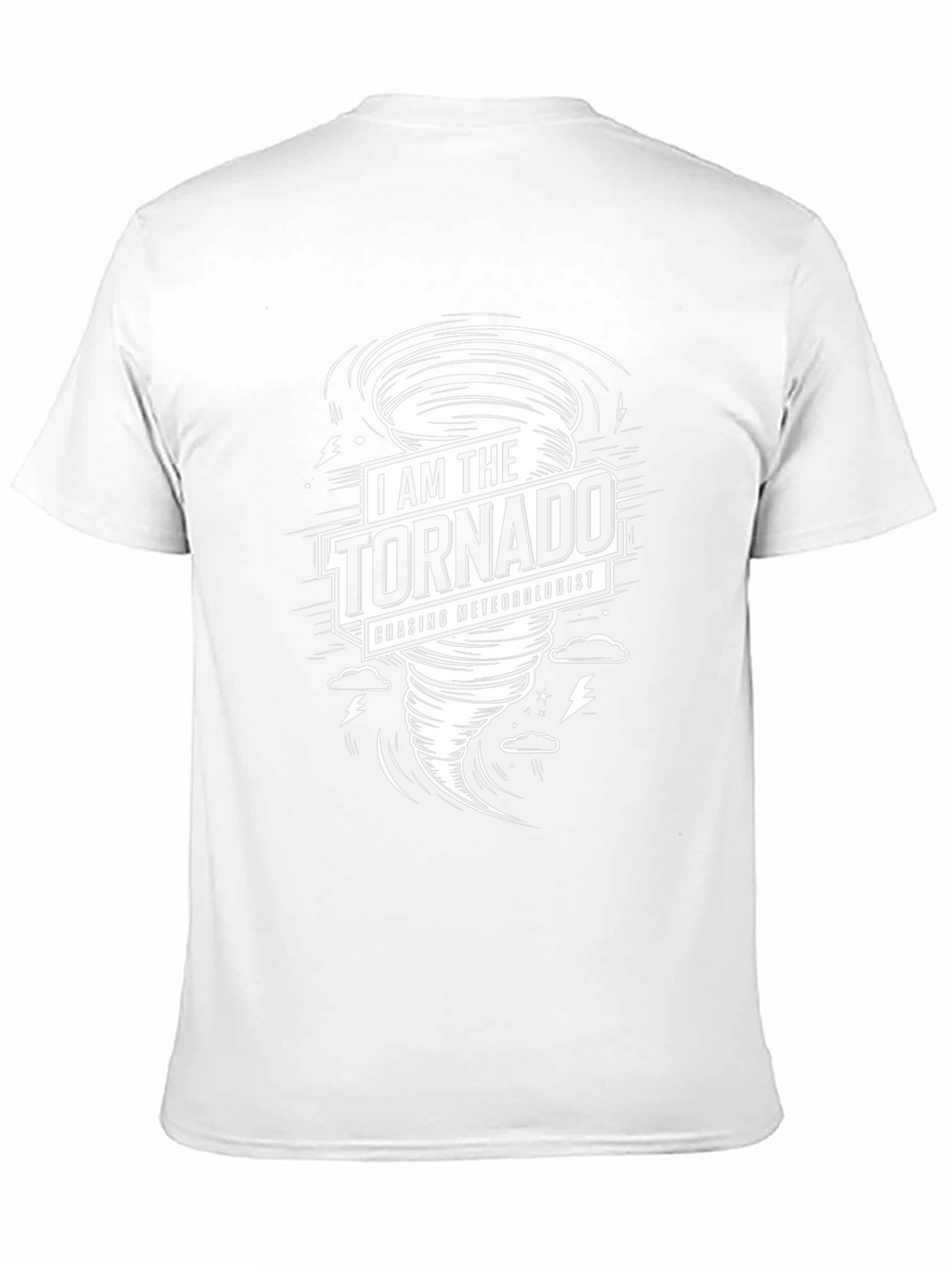 Tornado Meteorologist Black Graphic Tee