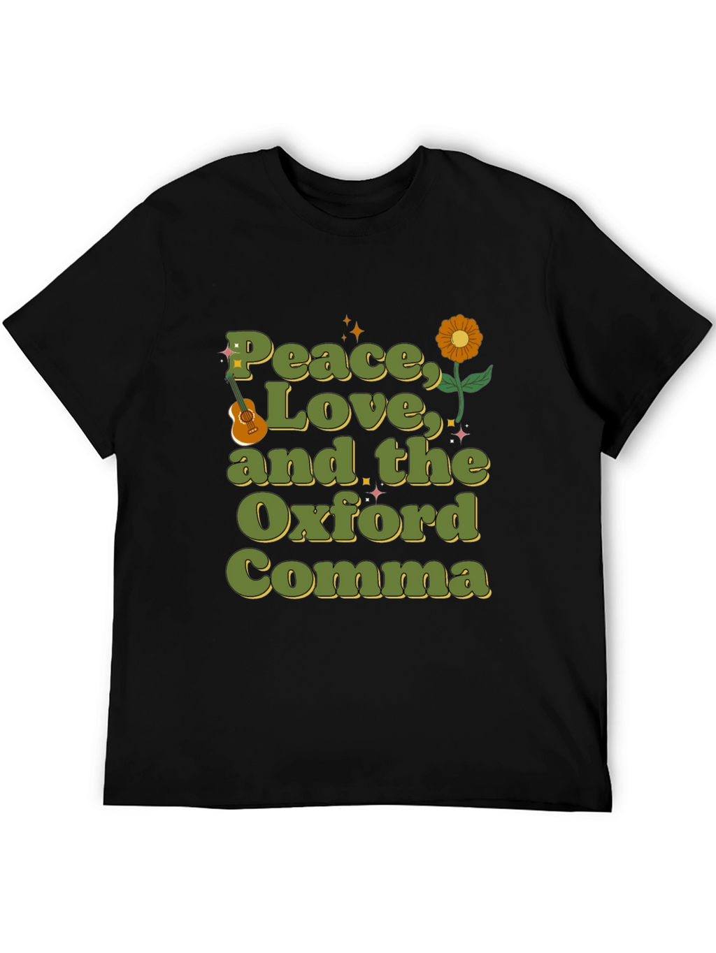 Peace Love & the Oxford Comma T-Shirt