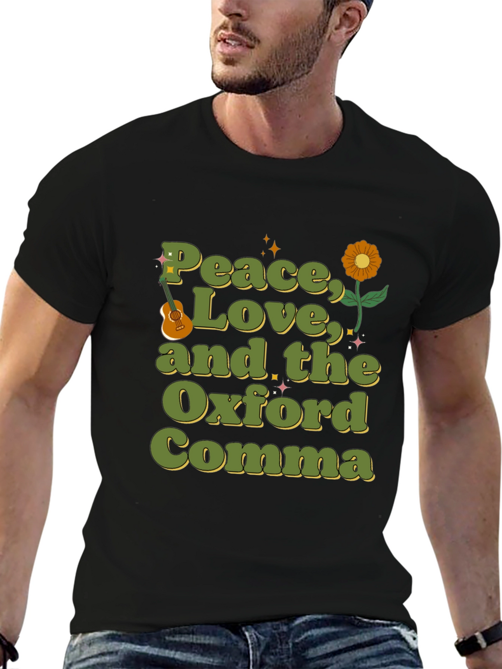 Peace Love & the Oxford Comma T-Shirt