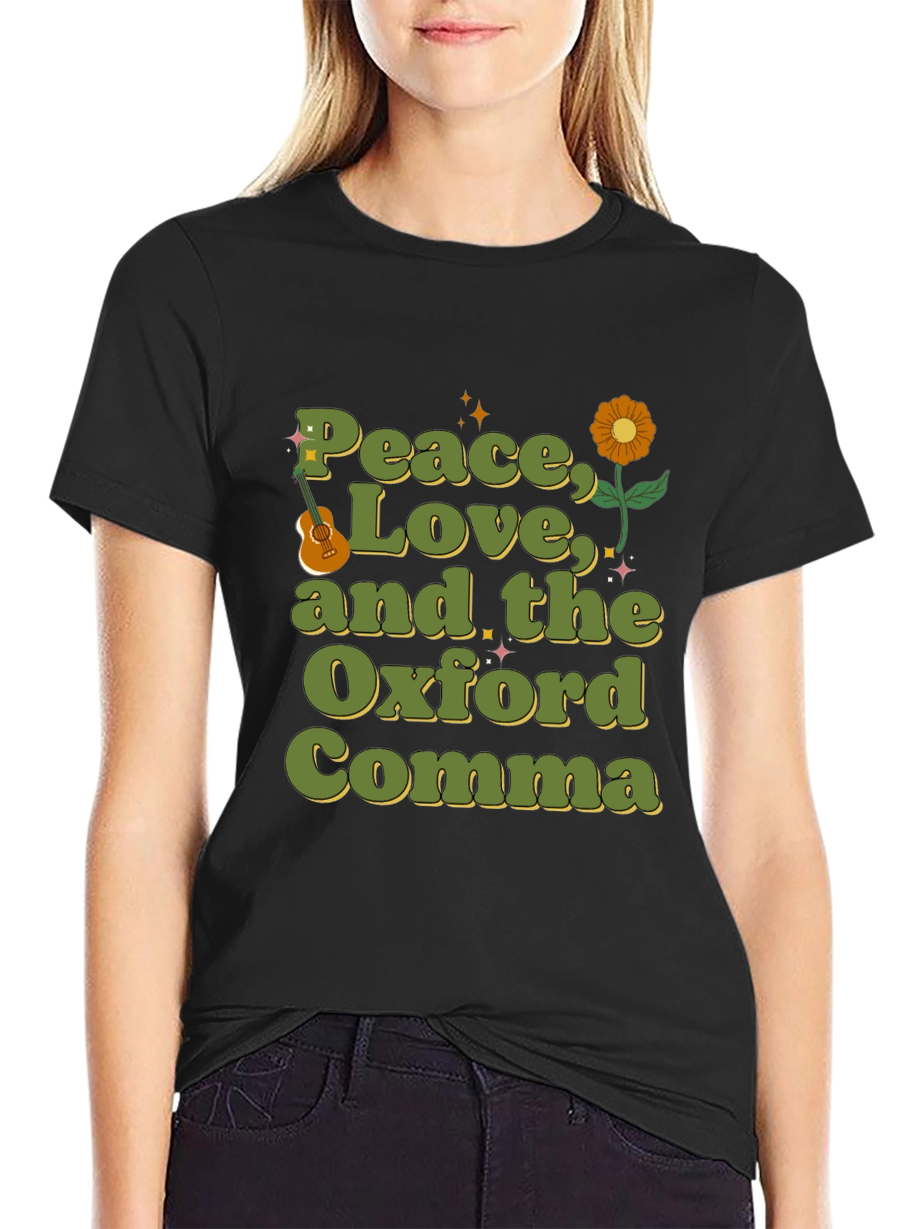 Peace Love & the Oxford Comma T-Shirt