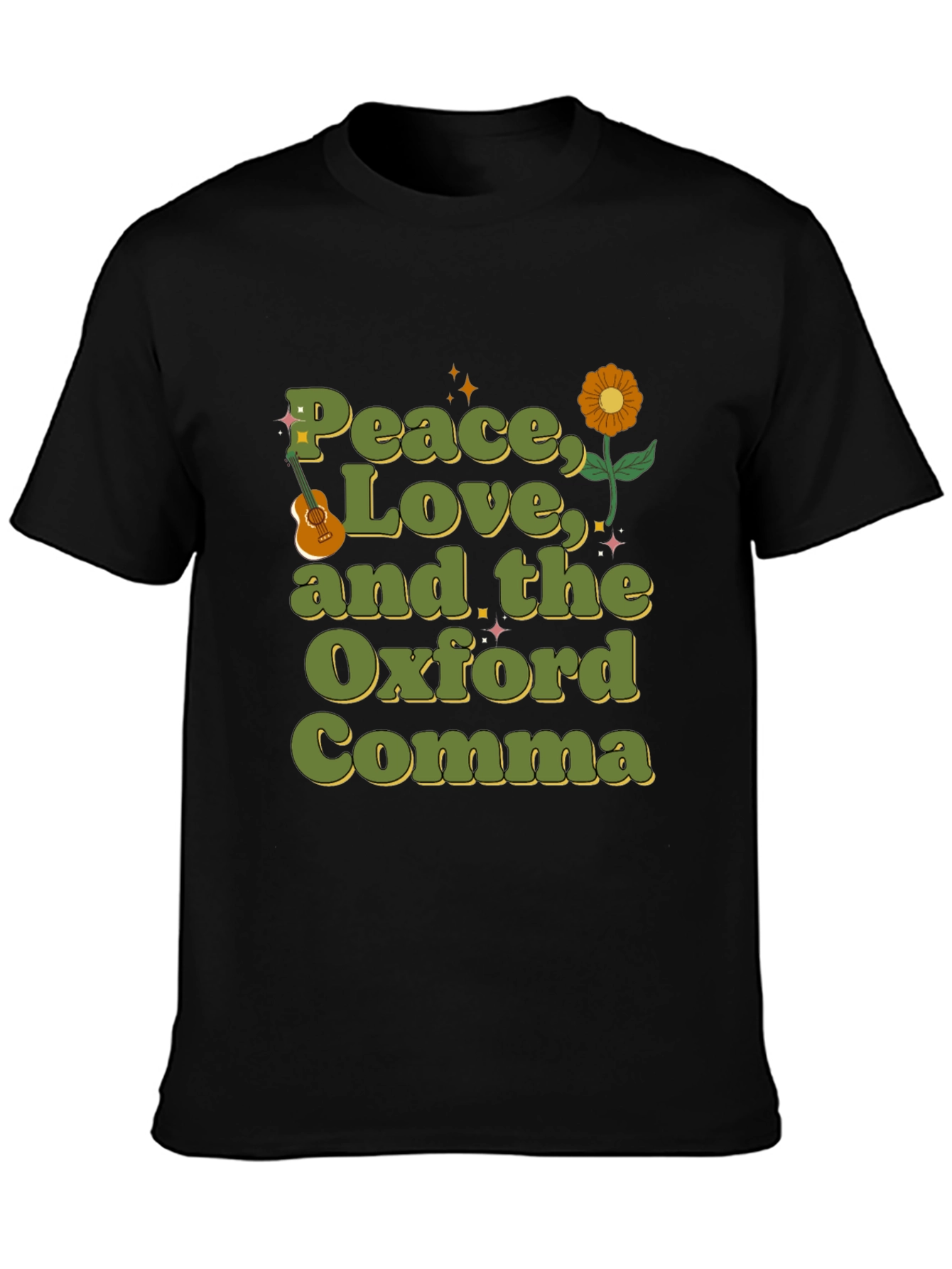 Peace Love & the Oxford Comma T-Shirt