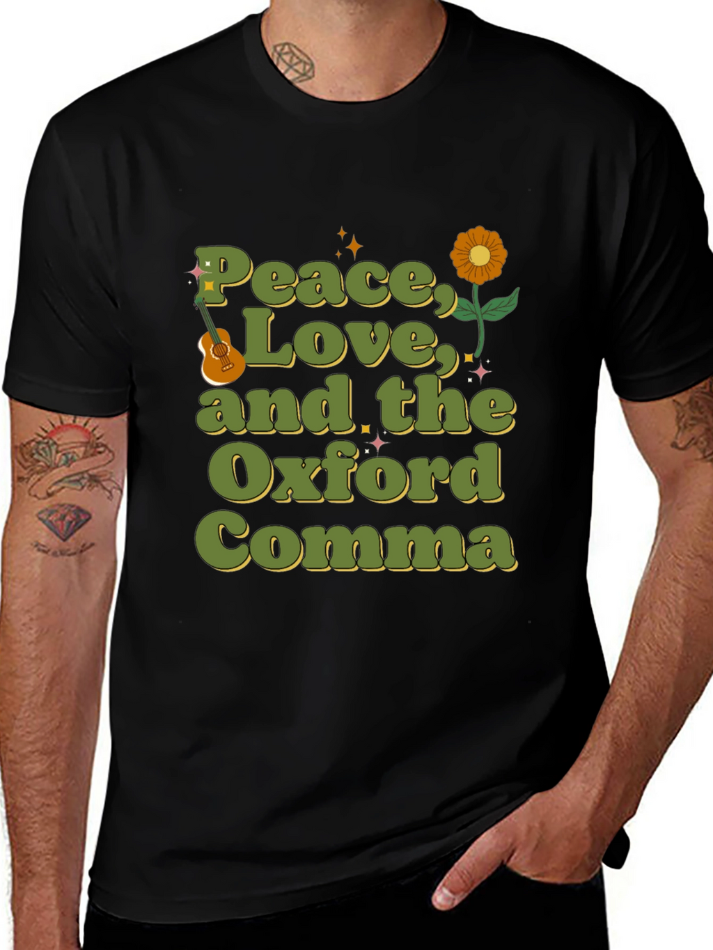 Peace Love & the Oxford Comma T-Shirt