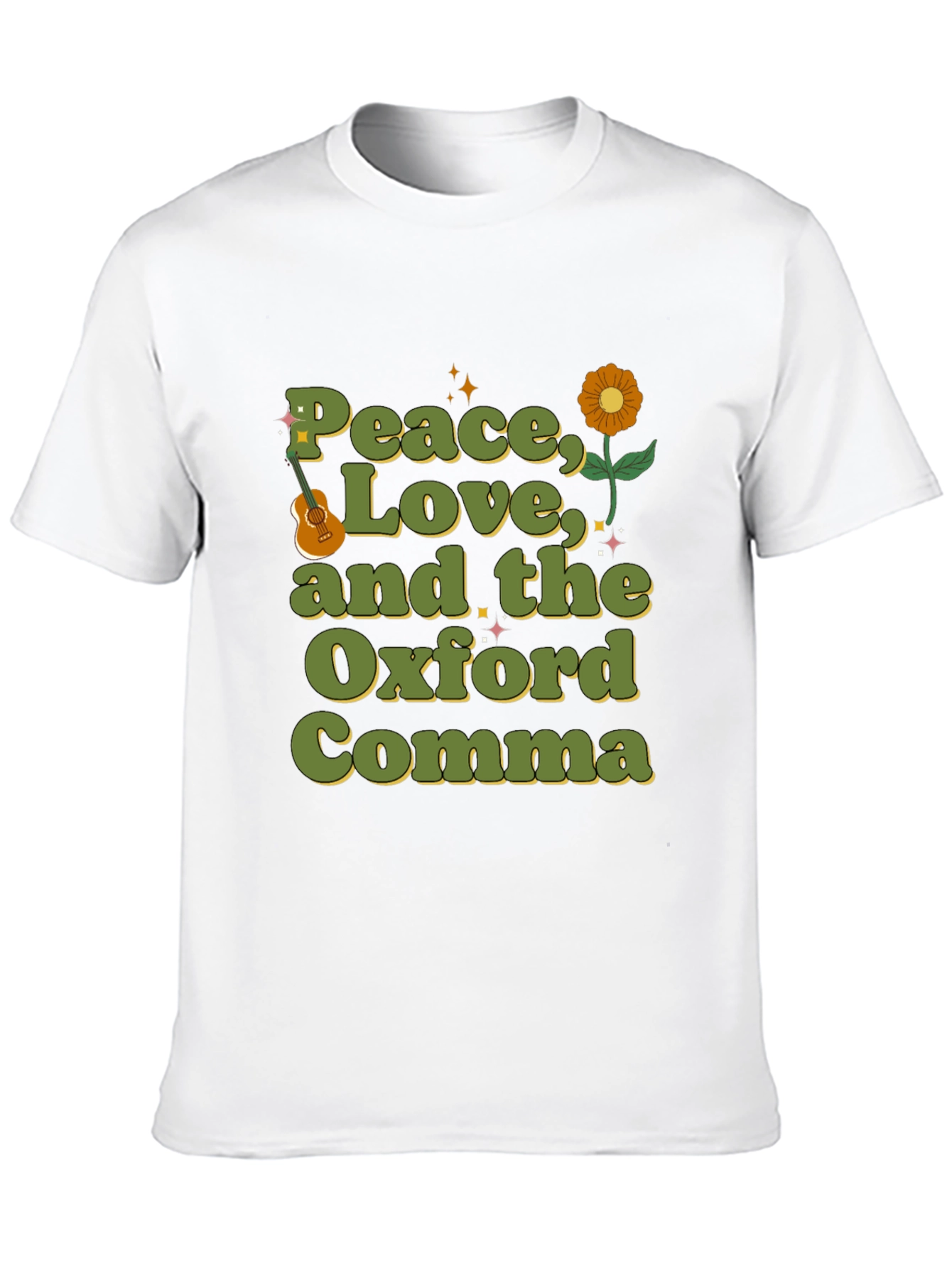 Peace Love & the Oxford Comma T-Shirt