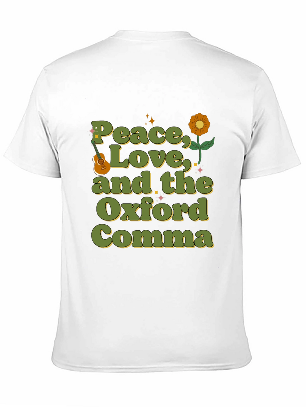 Peace Love & the Oxford Comma T-Shirt