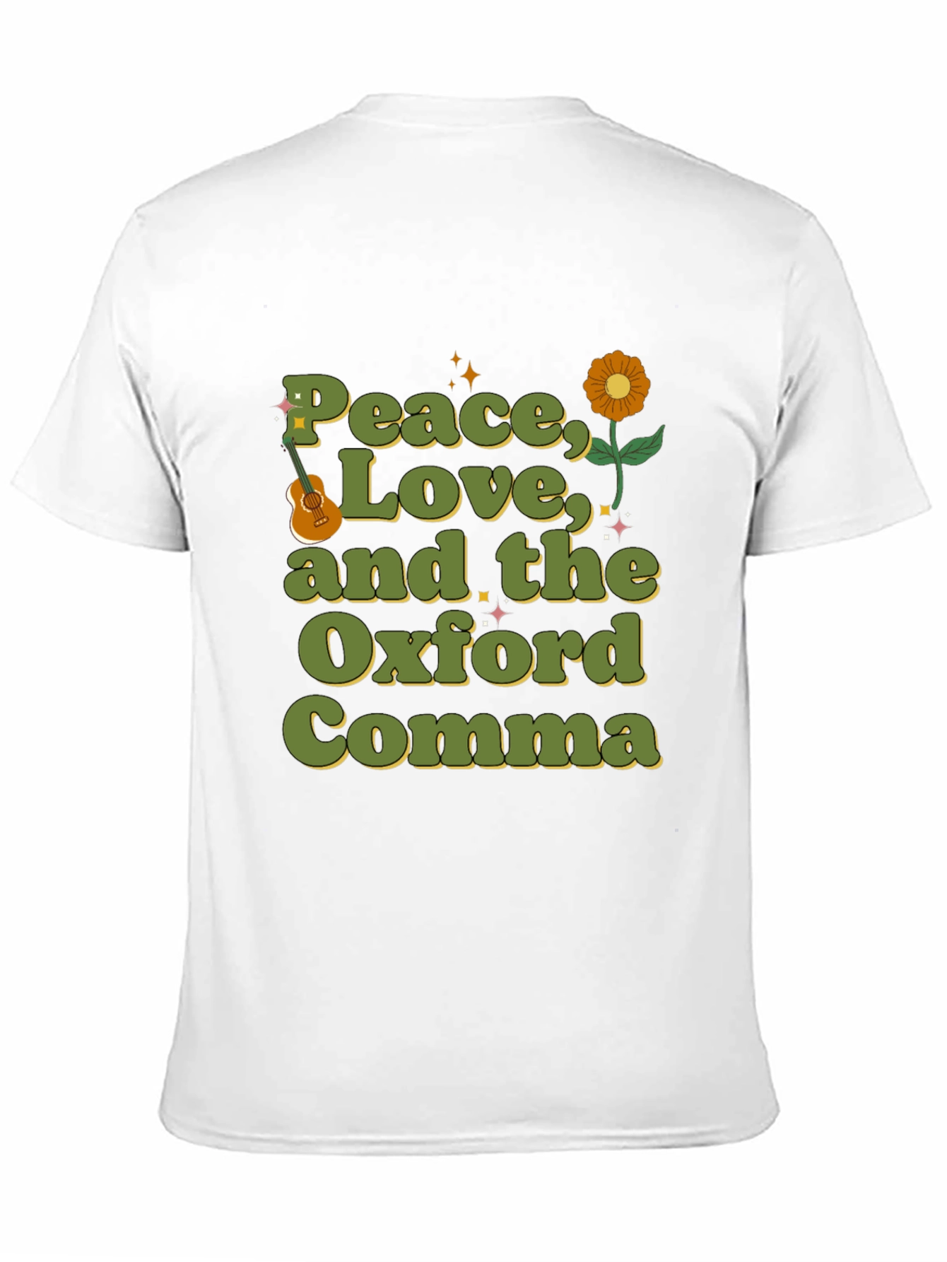 Peace Love & the Oxford Comma T-Shirt