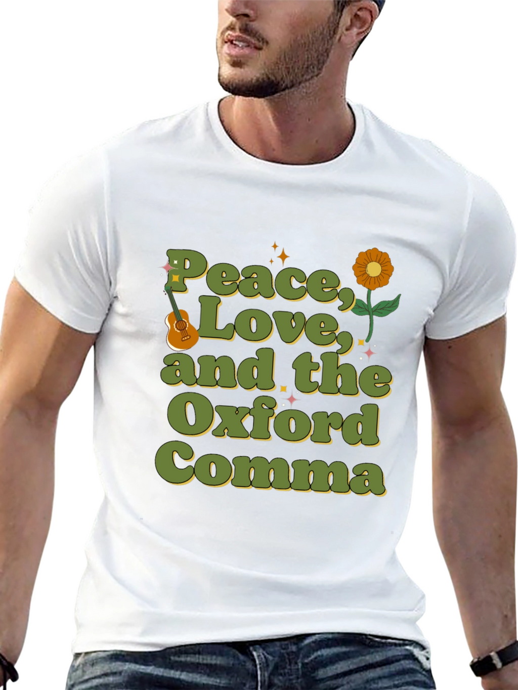 Peace Love & the Oxford Comma T-Shirt