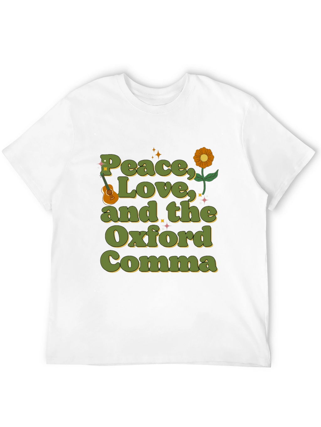 Peace Love & the Oxford Comma T-Shirt