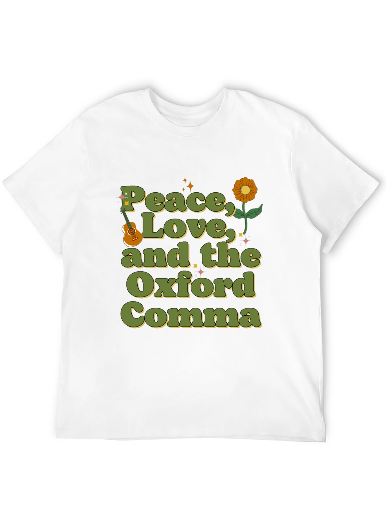 Peace Love & the Oxford Comma T-Shirt