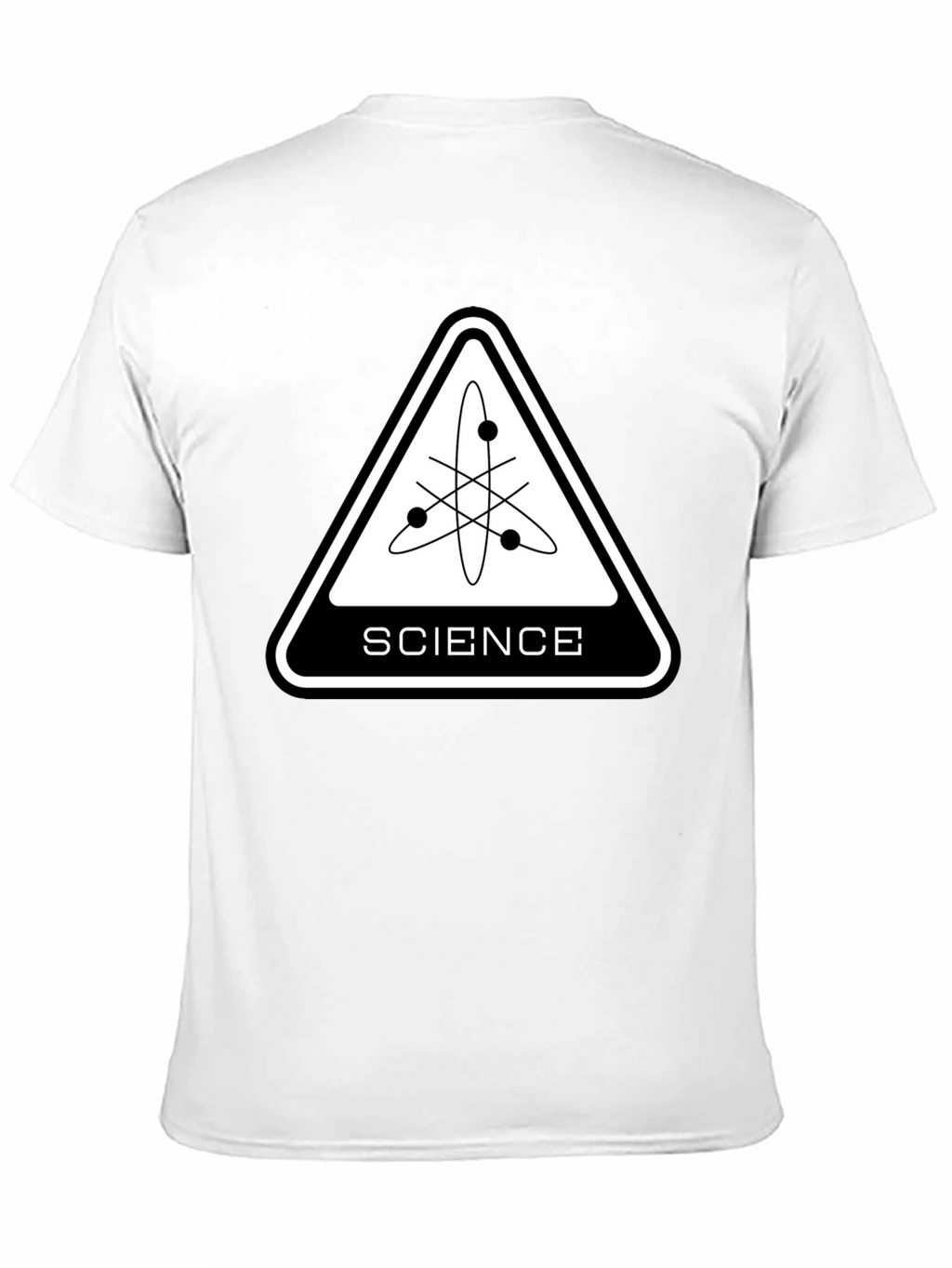 Science Atom Graphic Black T-Shirt
