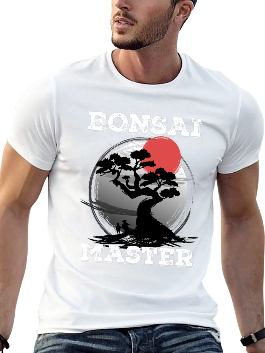 Bonsai Master Graphic T-Shirt - Black