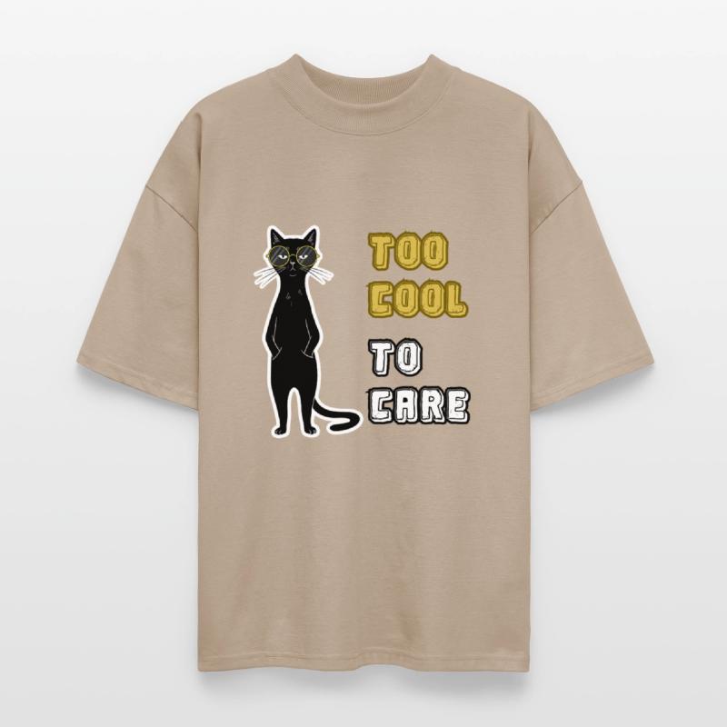 Too Cool To Care Black Cat –Stylish and Mysterious