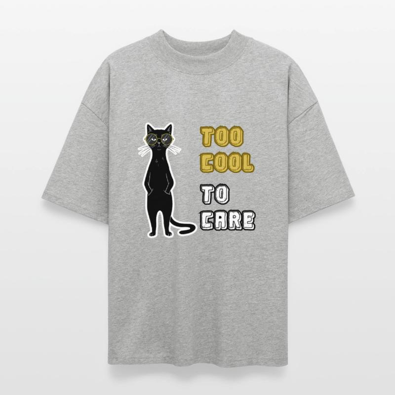 Too Cool To Care Black Cat –Stylish and Mysterious