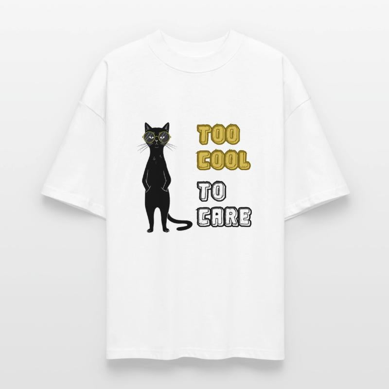 Too Cool To Care Black Cat –Stylish and Mysterious