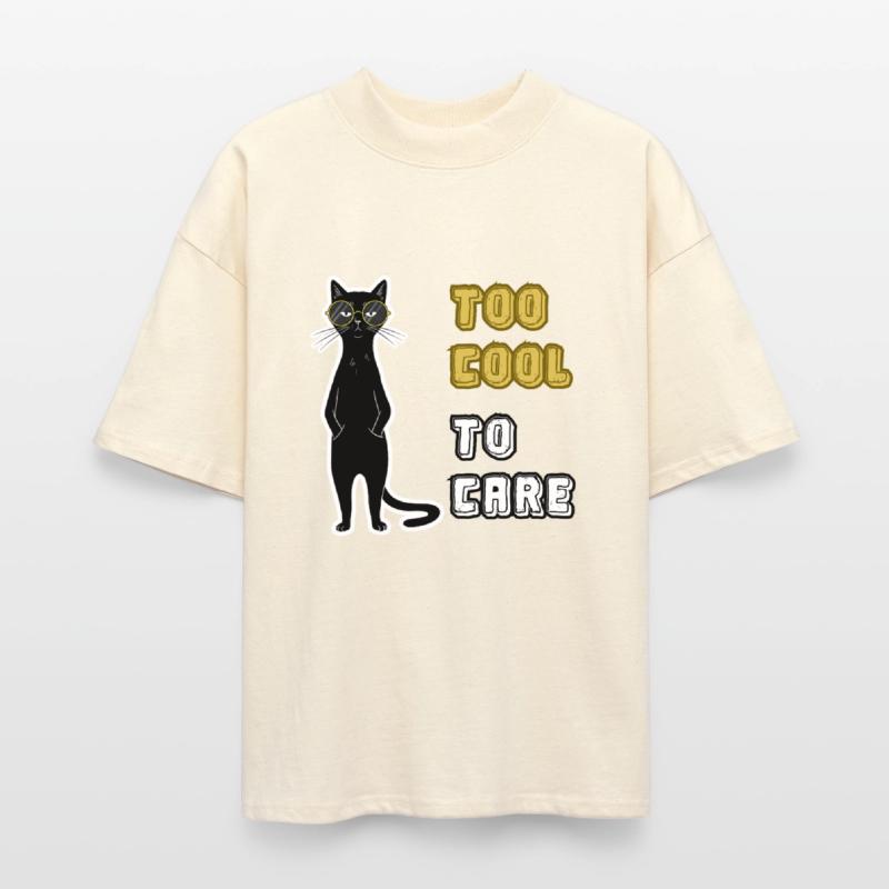 Too Cool To Care Black Cat –Stylish and Mysterious