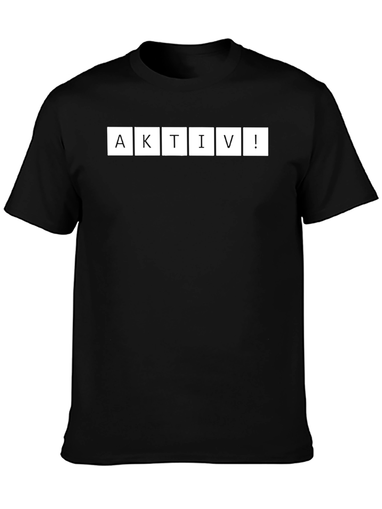 Aktiv! Black Graphic Tee