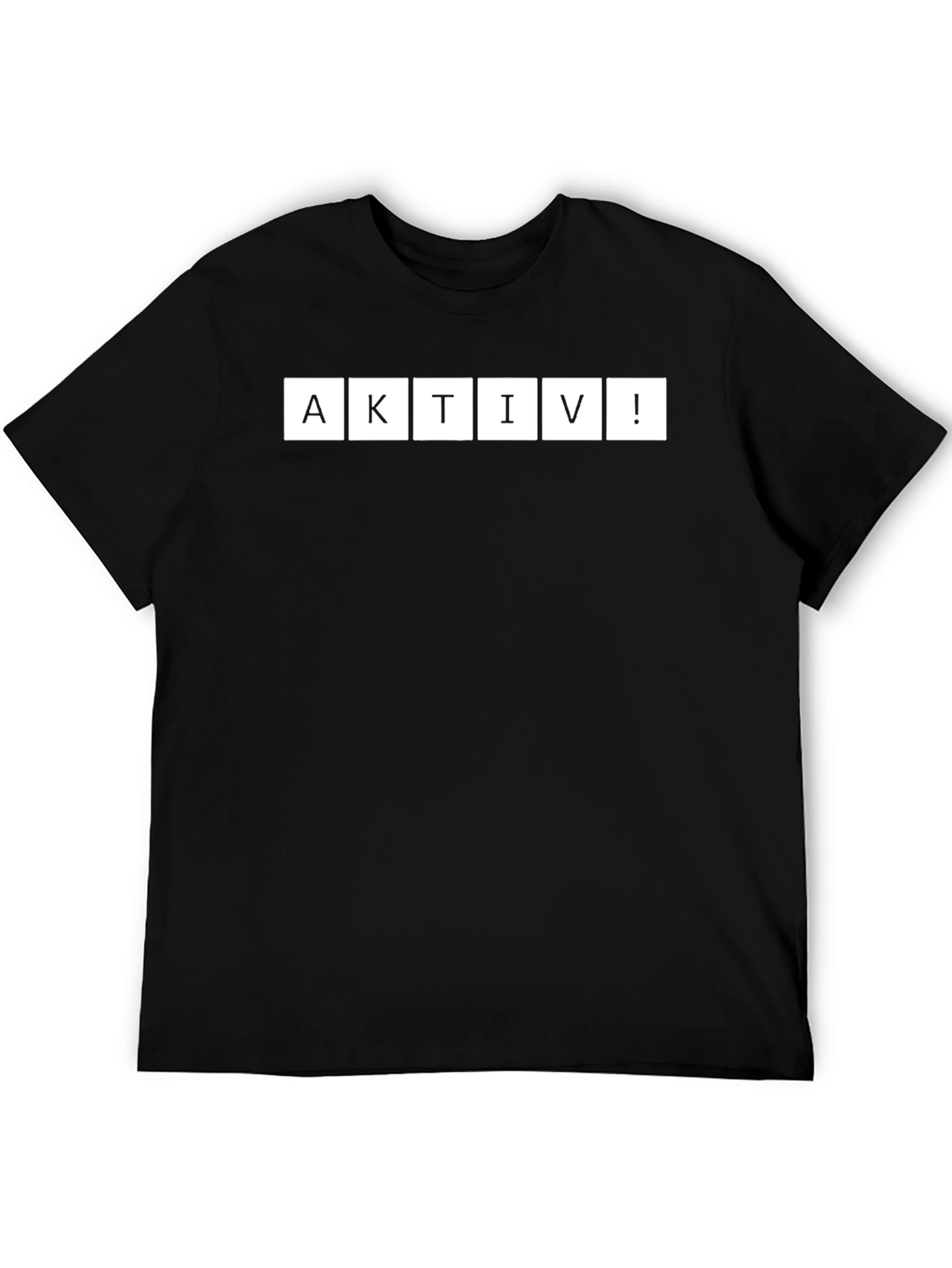 Aktiv! Black Graphic Tee
