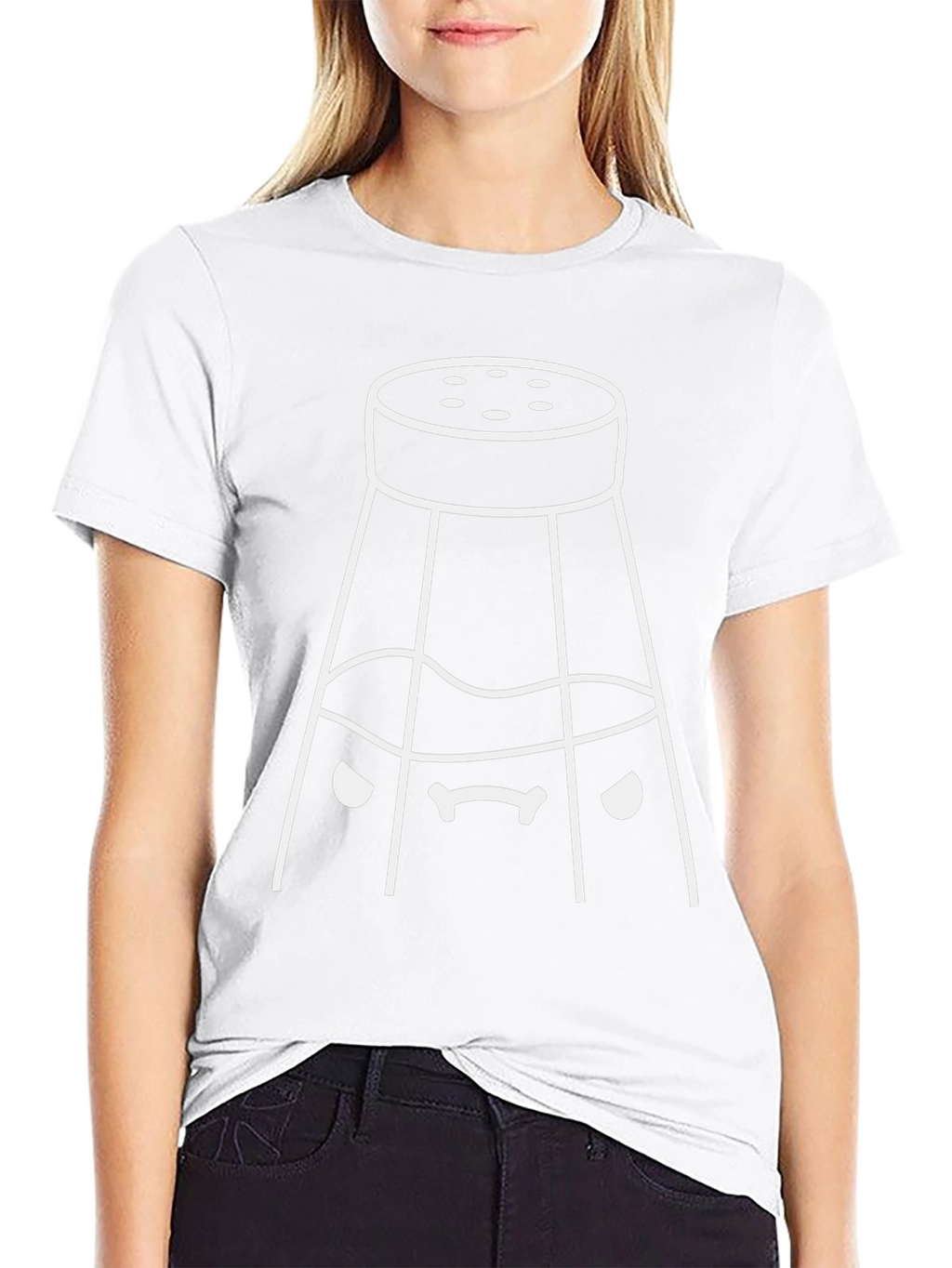 Funny Salt Shaker Graphic T-Shirt - Unisex Black Tee