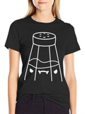 Funny Salt Shaker Graphic T-Shirt - Unisex Black Tee