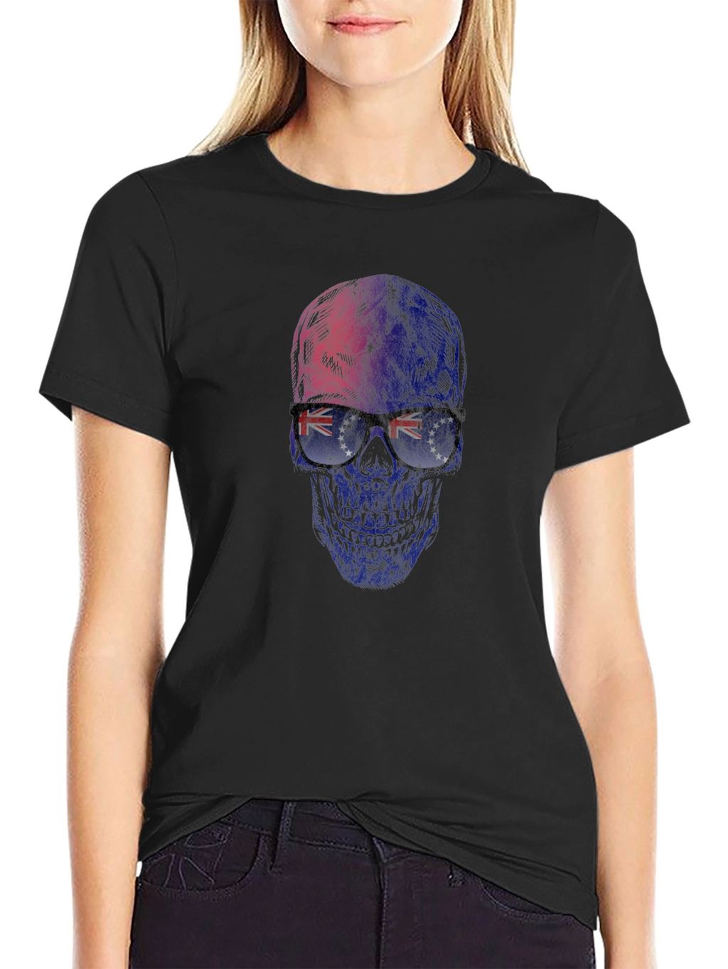 Skull Flag Sunglasses T-Shirt