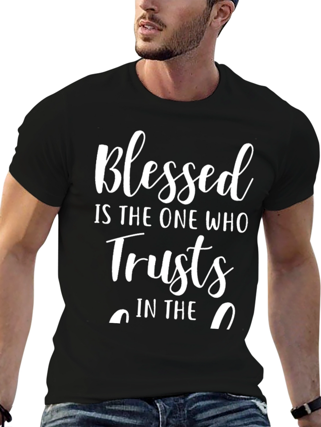 Blessed Trusts Graphic Tee - Stylish Religious T-Shirt