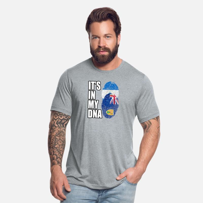 Turks Caicos And Nicaraguan Mix Heritage DNA Flag