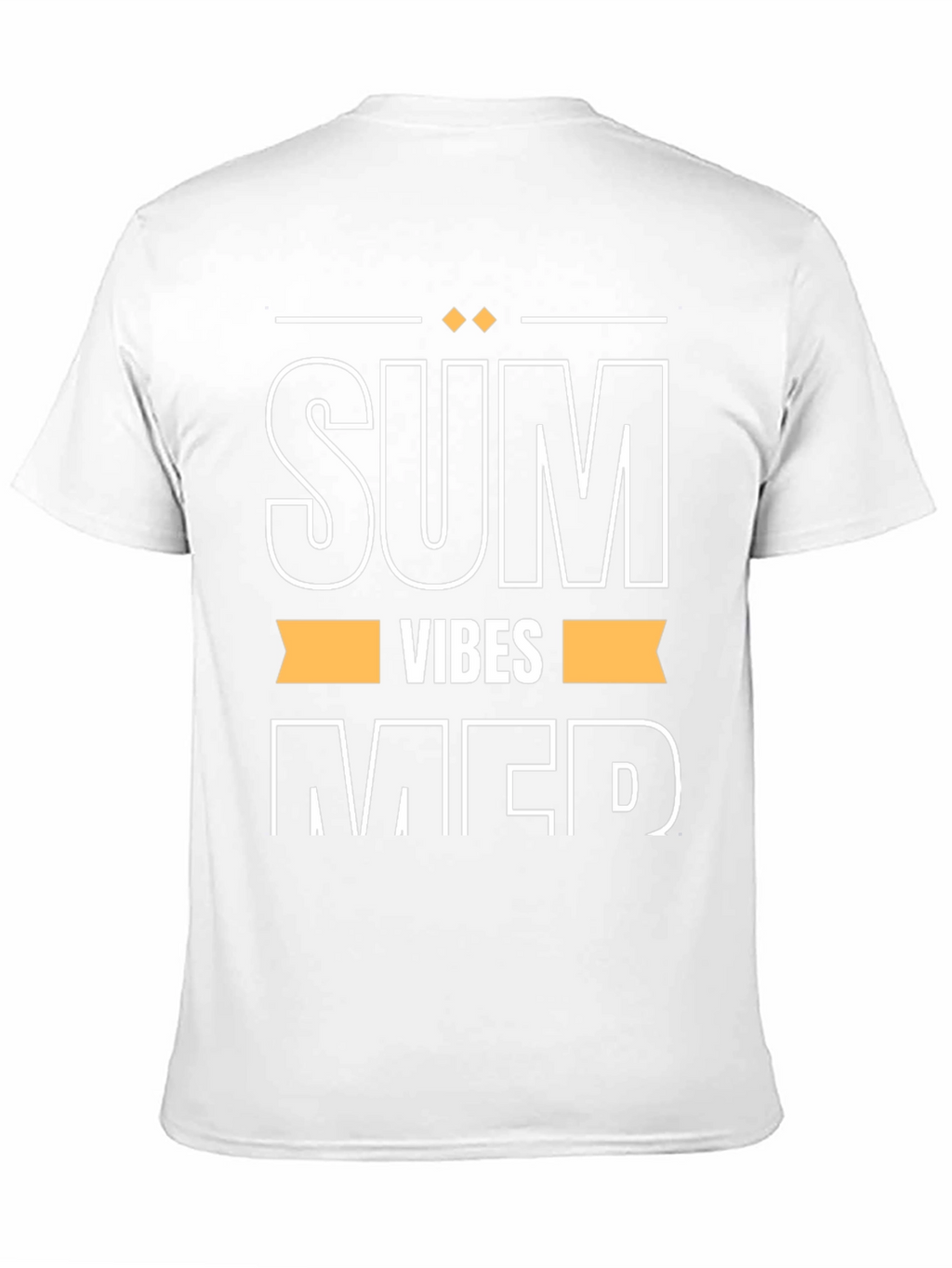 Summer Vibes Graphic Tee - Black Cotton T-Shirt