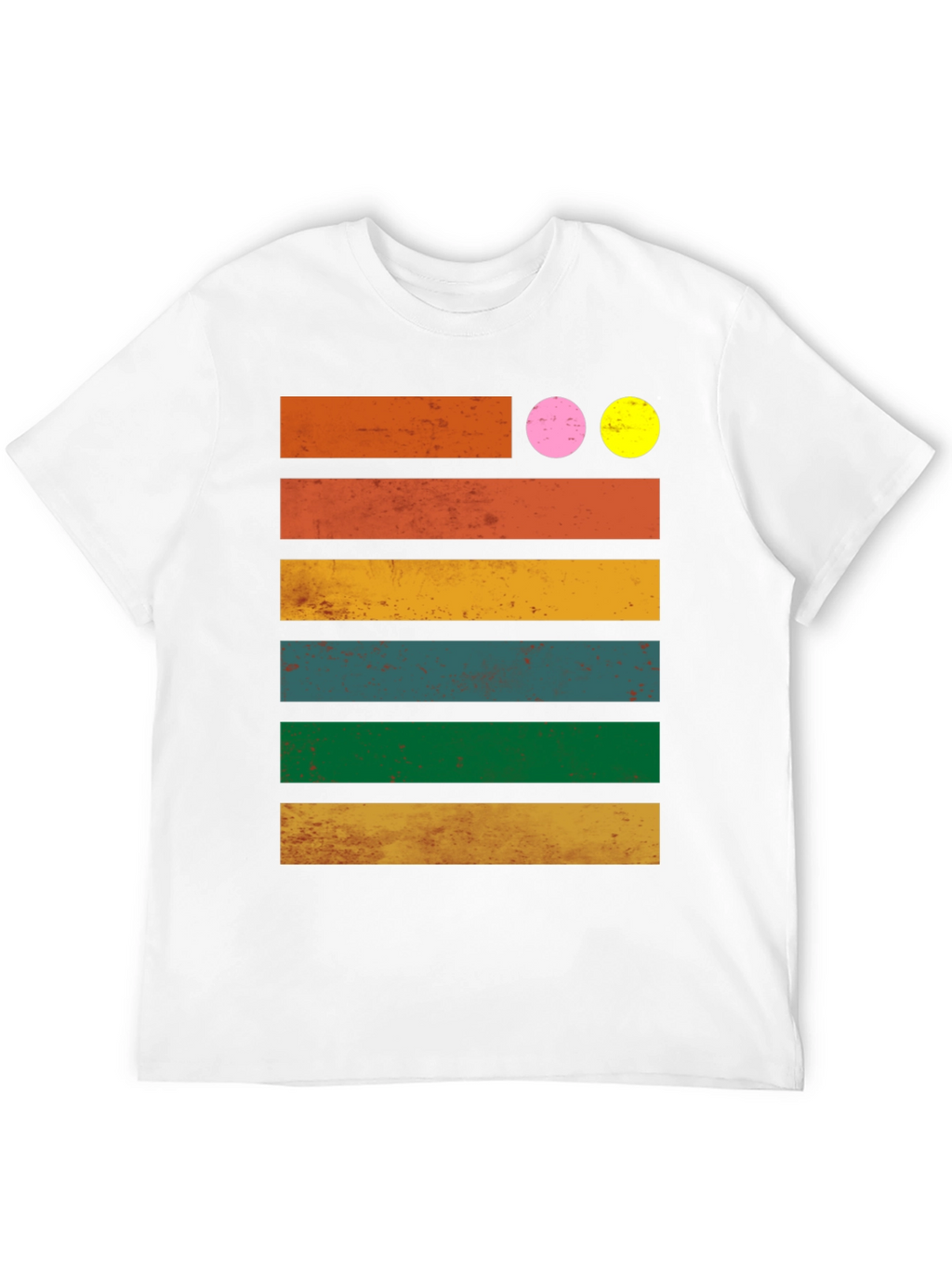 Retro Stripe Graphic T-Shirt