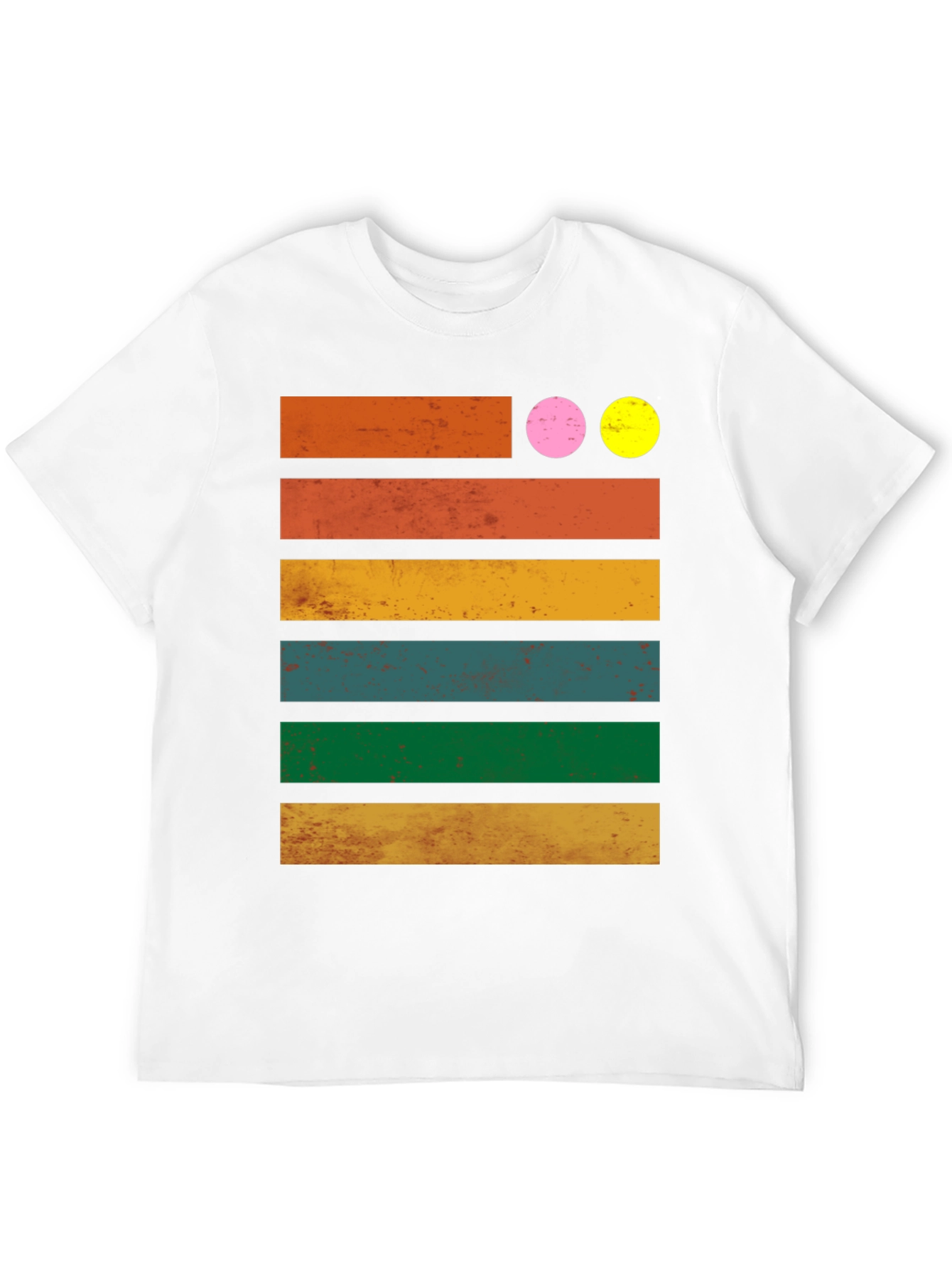 Retro Stripe Graphic T-Shirt