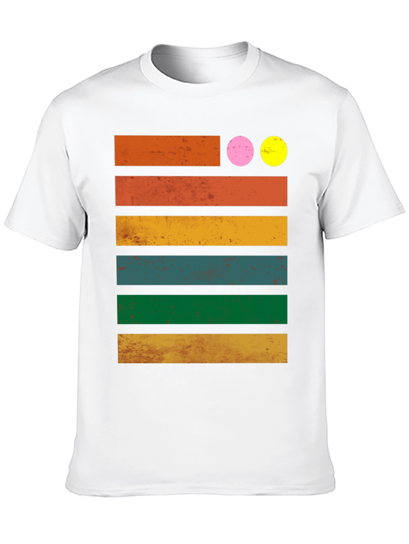 Retro Stripe Graphic T-Shirt