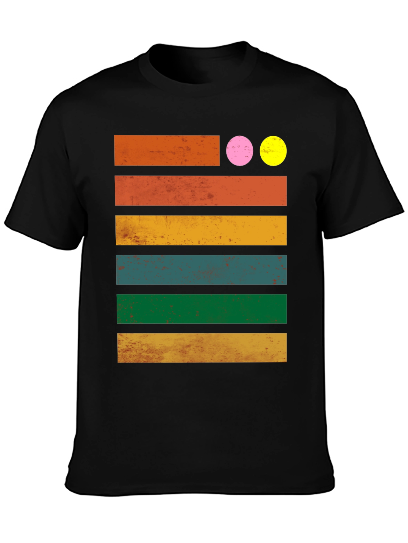 Retro Stripe Graphic T-Shirt