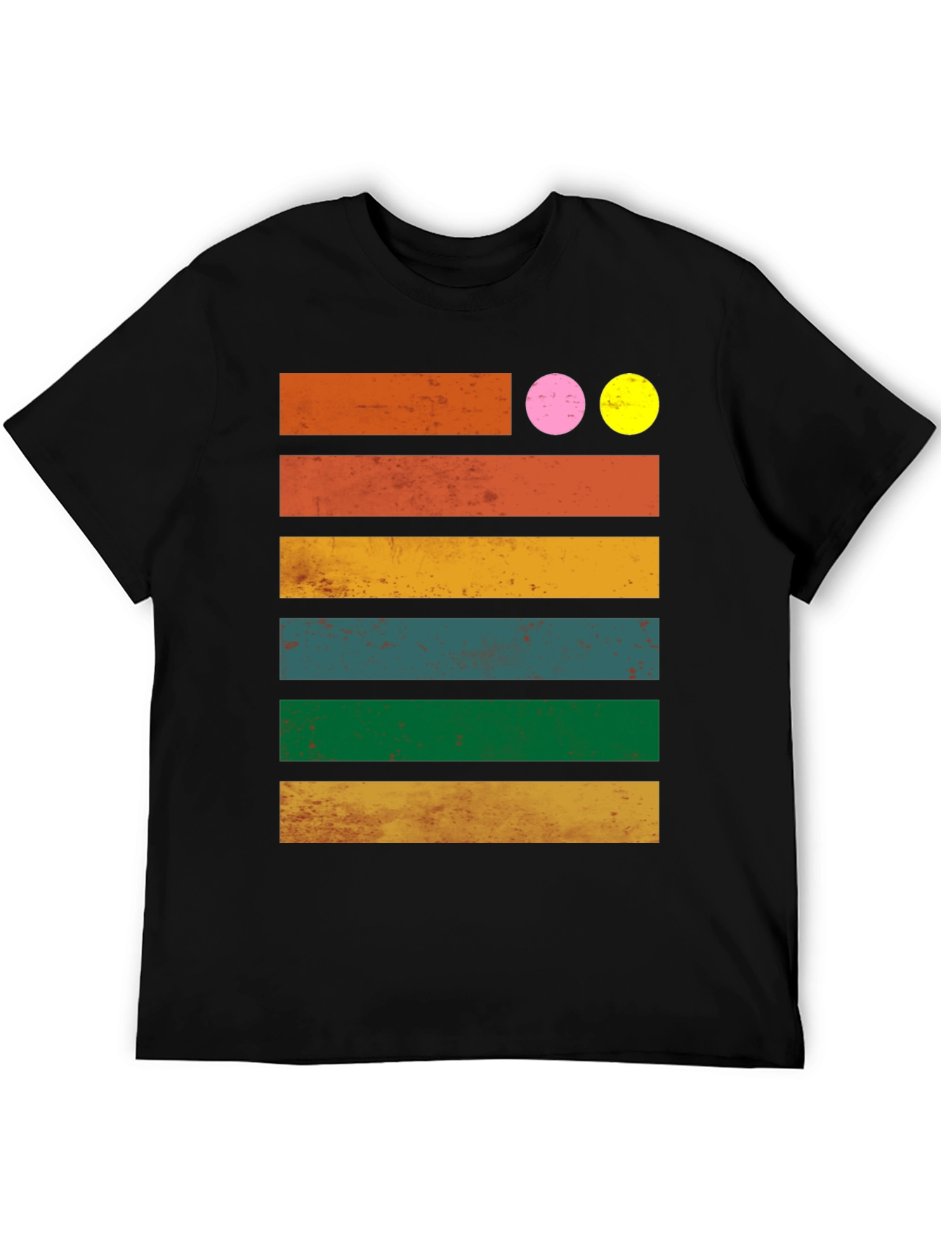 Retro Stripe Graphic T-Shirt