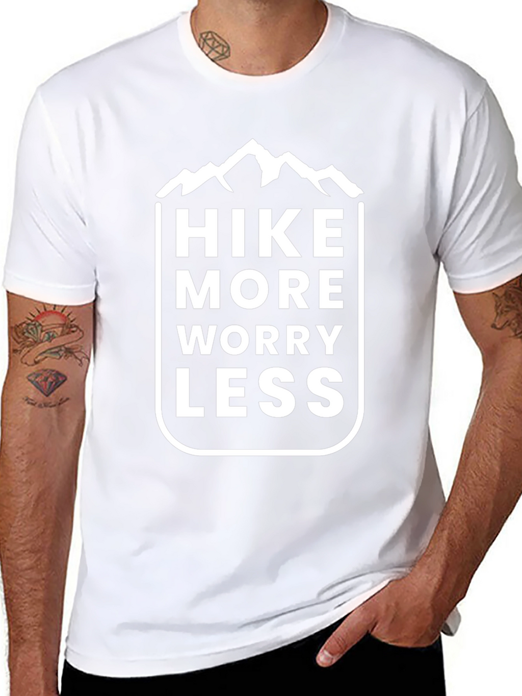 Hike More Worry Less Graphic Tee