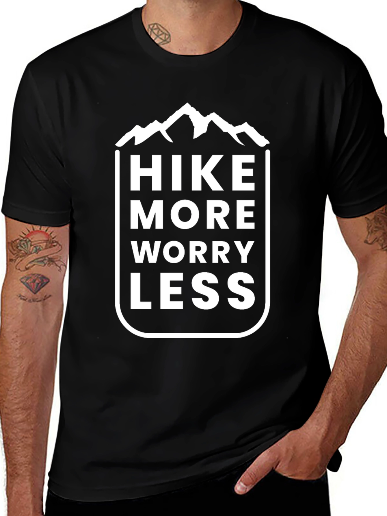 Hike More Worry Less Graphic Tee