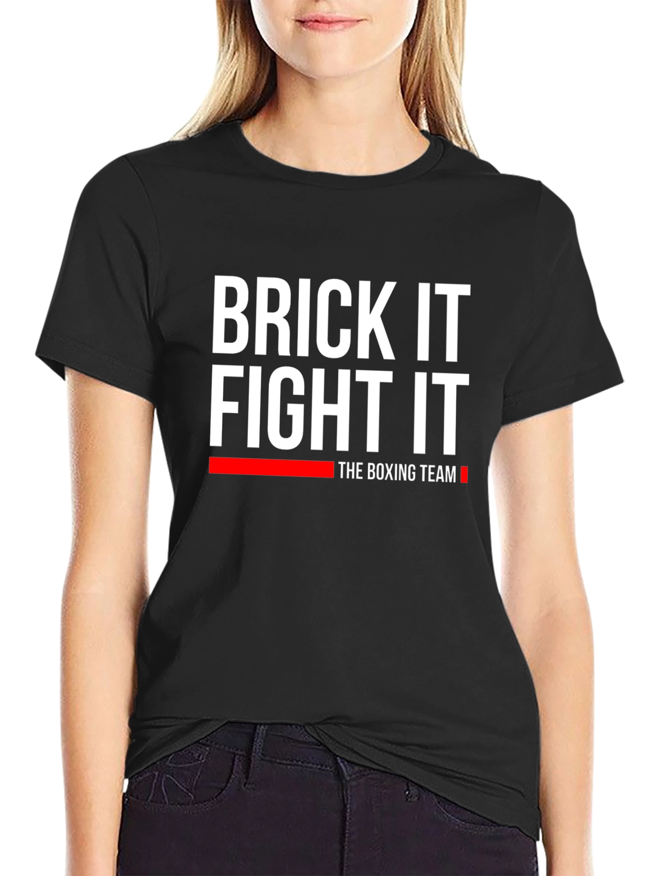 Brick It Fight It Boxing Team Graphic Tee