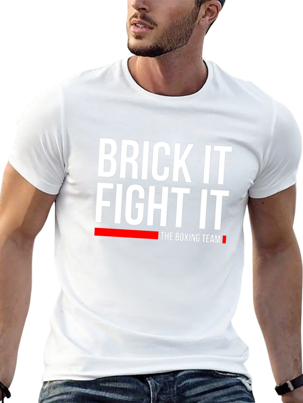 Brick It Fight It Boxing Team Graphic Tee