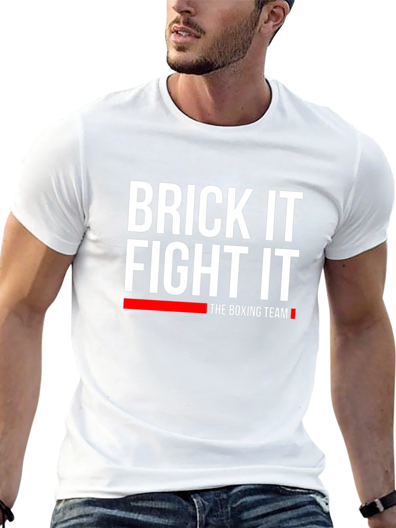 Brick It Fight It Boxing Team Graphic Tee