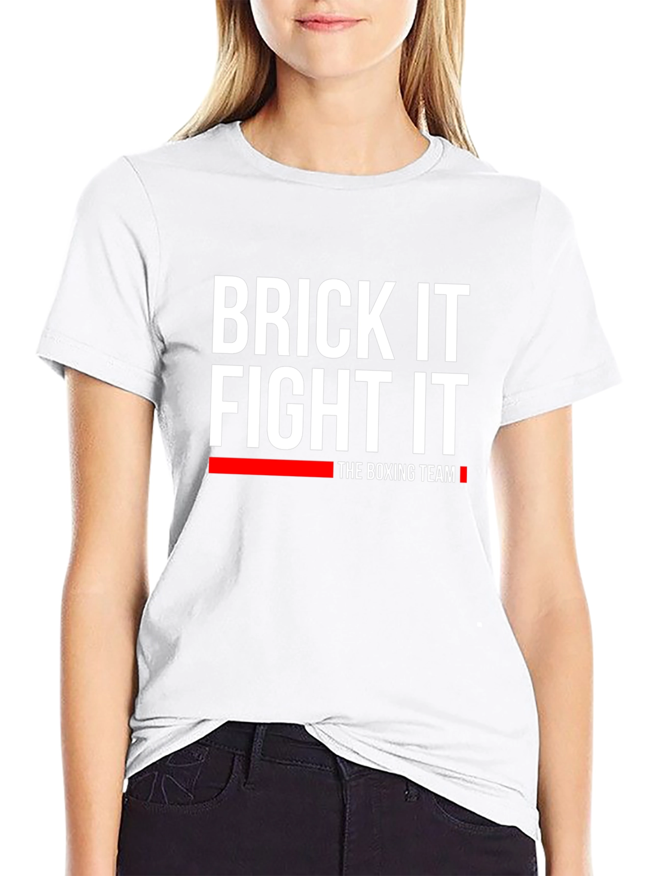 Brick It Fight It Boxing Team Graphic Tee