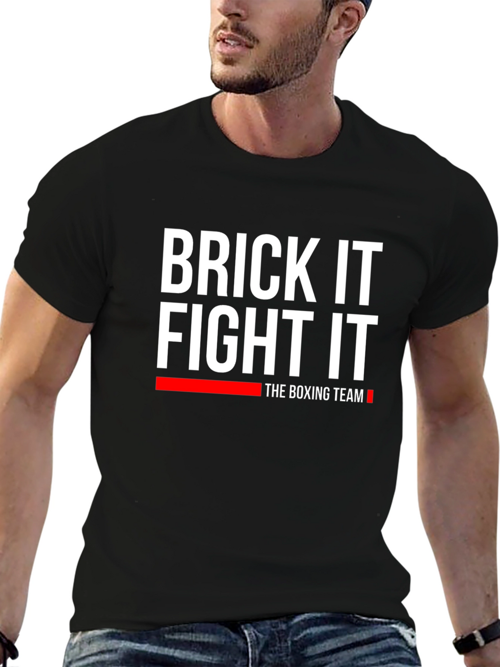 Brick It Fight It Boxing Team Graphic Tee