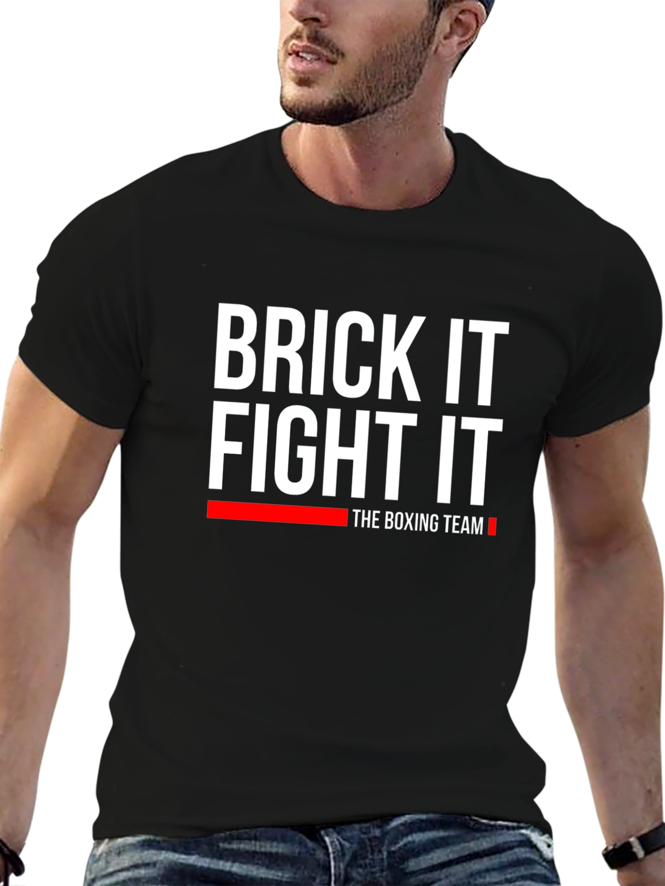 Brick It Fight It Boxing Team Graphic Tee