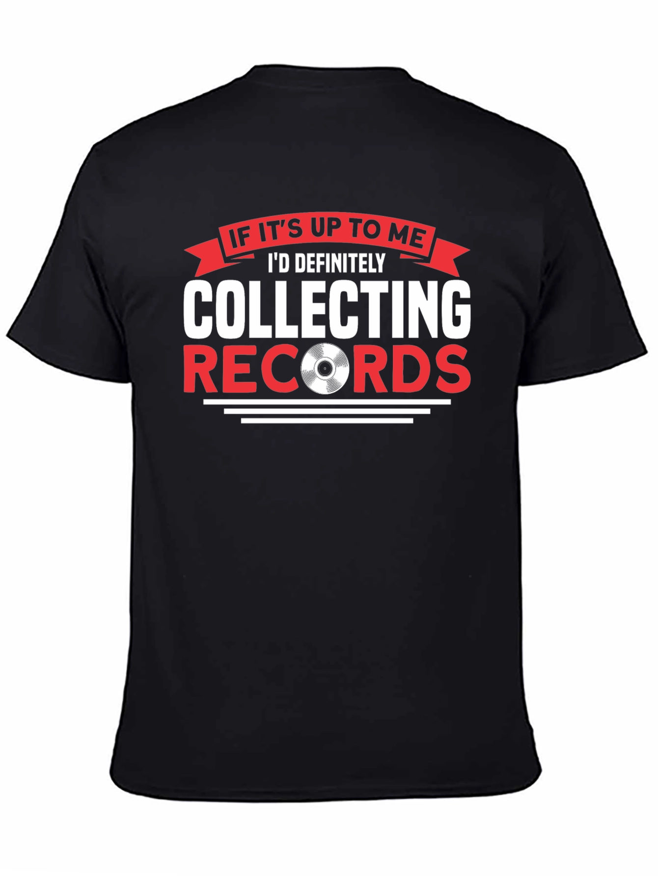 Collecting Records T-Shirt - Vinyl Lover Tee
