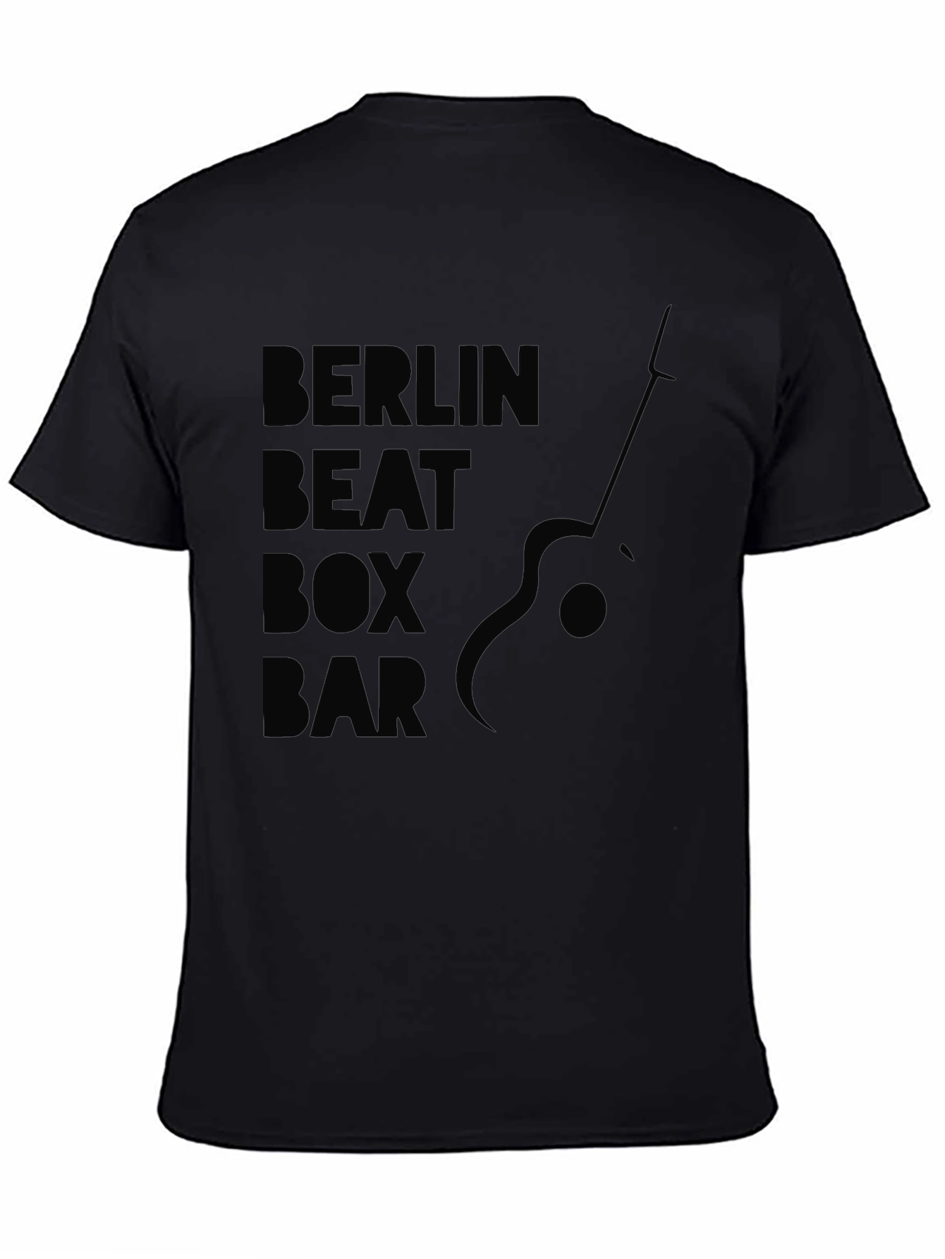 Berlin Beat Box Bar T-Shirt - Mens Black Graphic Tee