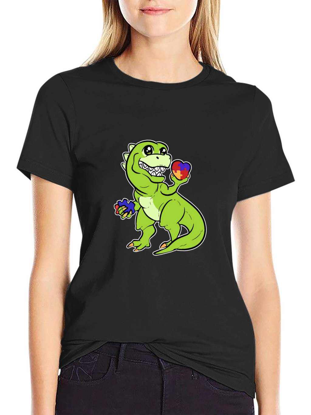 Autism Awareness Dinosaur T-Shirt