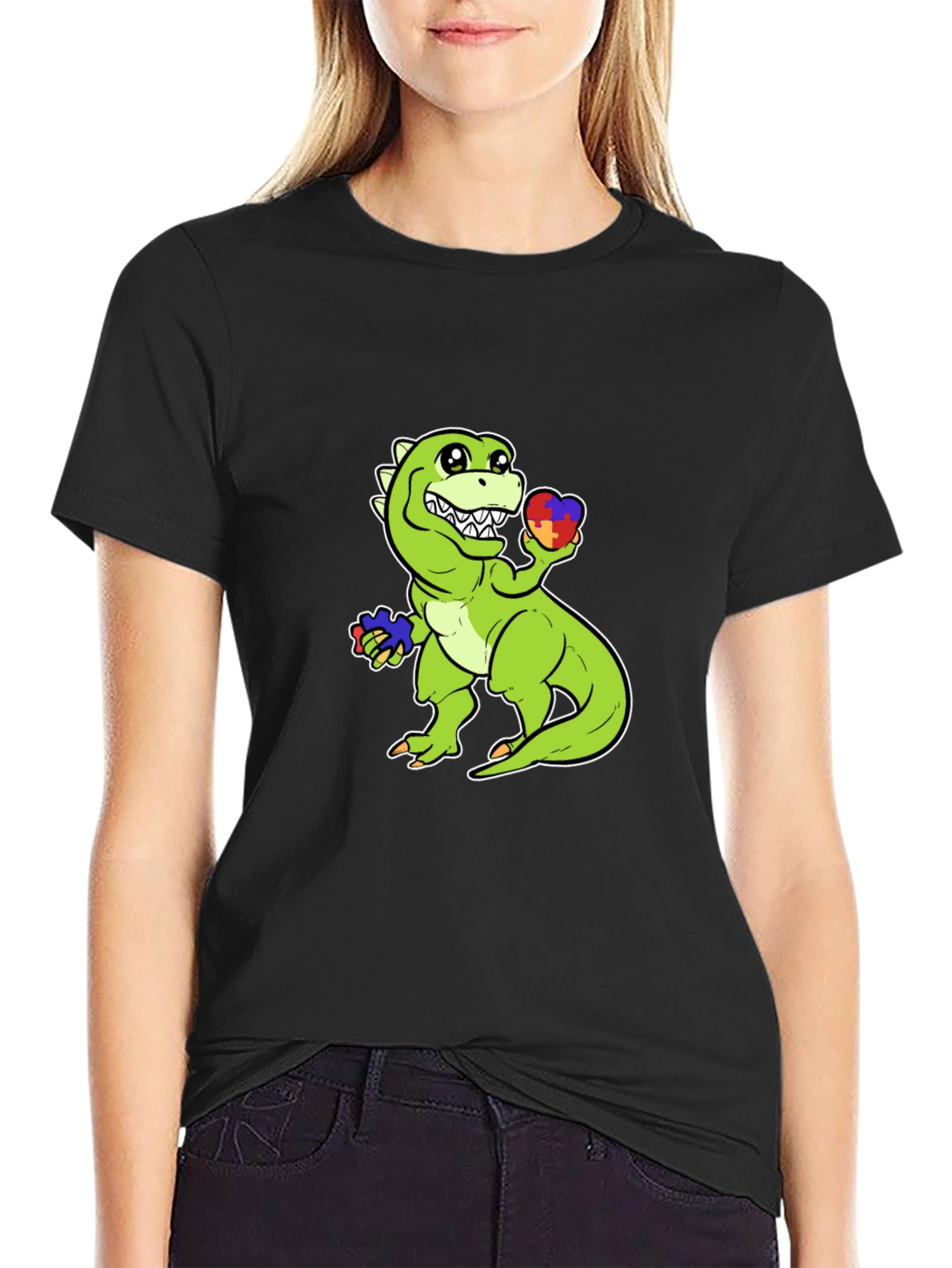 Autism Awareness Dinosaur T-Shirt
