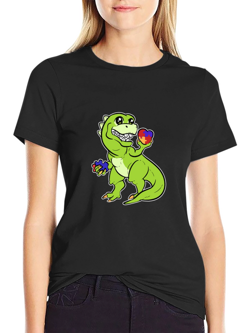 Autism Awareness Dinosaur T-Shirt
