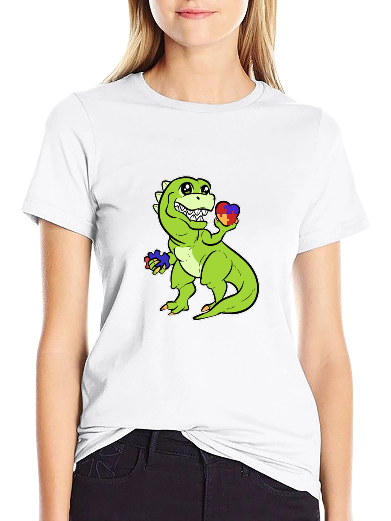 Autism Awareness Dinosaur T-Shirt