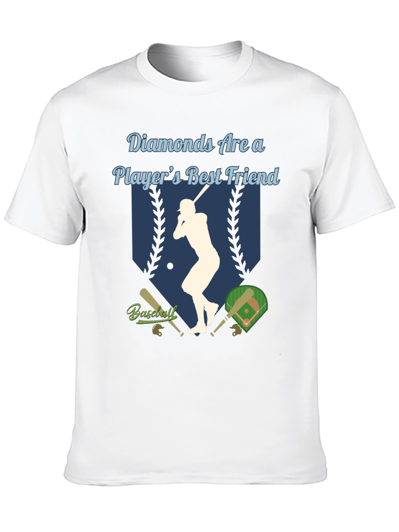 Diamonds Are a Players Best Friend Baseball T-Shirt
